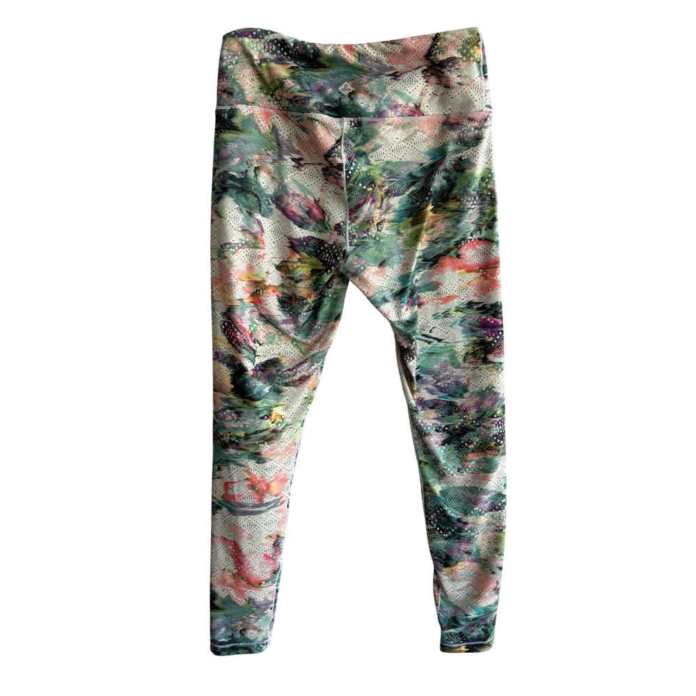 Prana Womens Yoga Leggings Small Multicolor Abstract Geometric Print‎ Activewear - Picture 5 of 7